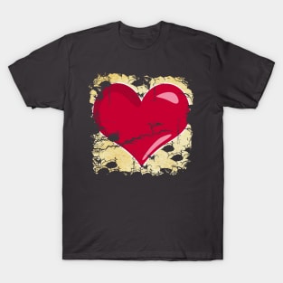 Vintage Heart - Valentines T-Shirt